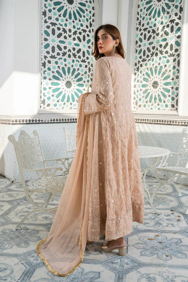 wedding reception suit - peach