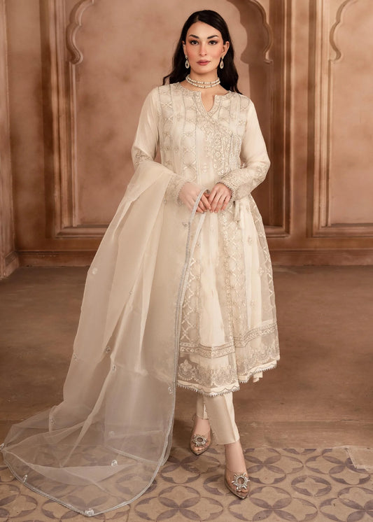 Malhaar - AL-3513 - White - Luxury Pret