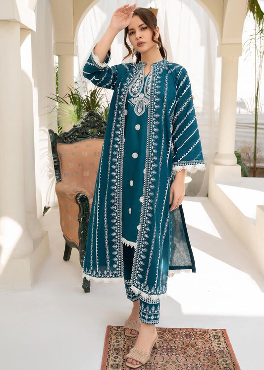 Sahibas By Mirza Nova (Zinc) - 2 Piece (Top & Buttom)