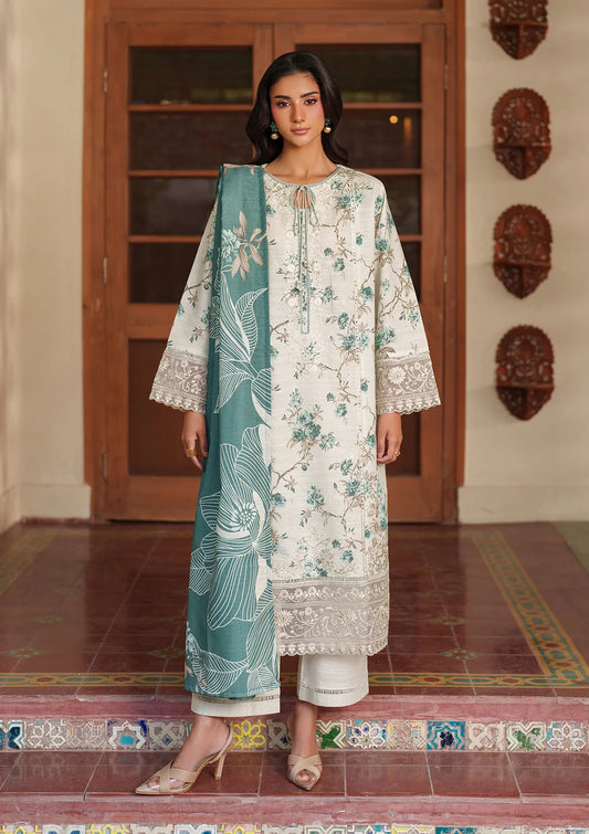 Embroidered Khaddar Cotton